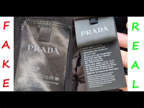 how to tell if prada jacket is real|Prada clothes lookup.